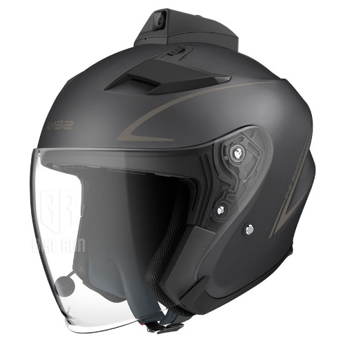 세나 PROREV 프로라이드 에보 캠 블루투스5 스마트 오픈페이스 헬멧 (BLACK)