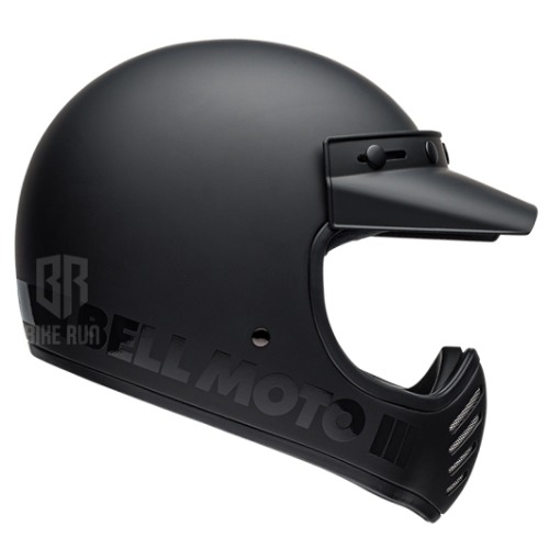 BELL MOTO-3 BLACKOUT MATTE GLOSS BLACK 헬멧