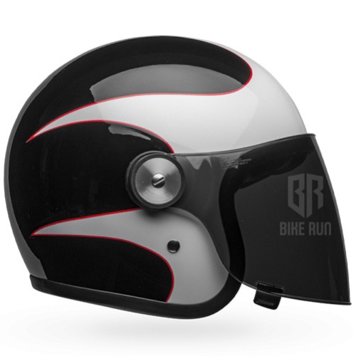 BELL RIOT BOOST WHITE BLACK RED 헬멧