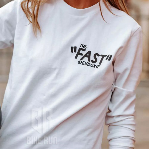 유독시 EUDOXIE 여성용 우먼 긴팔티 레이스 화이트 클래식 티셔츠