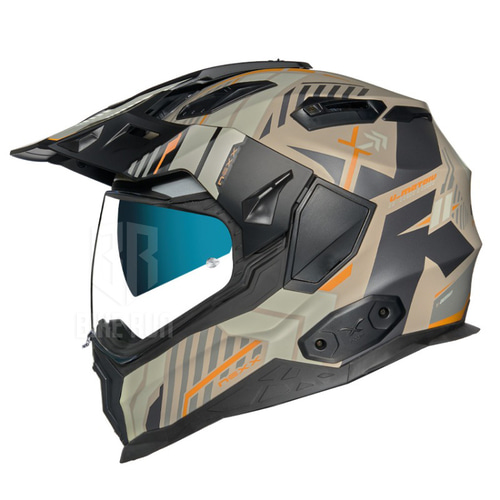 NEXX X.WED2 WILD COUNTRY LIGHT SAND GREY 무광 (핀락포함) 라이더 헬멧