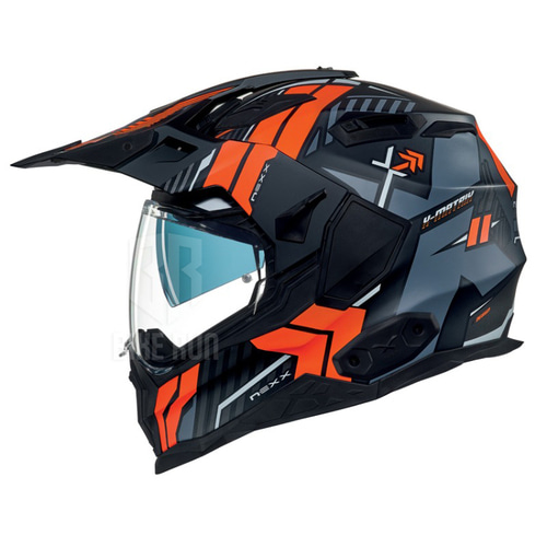 NEXX X.WED2 WILD COUNTRY BLACK ORANGE 무광 (핀락포함) 라이더 헬멧