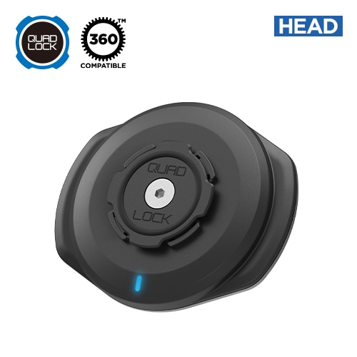 QUAD LOCK 쿼드락 방수 무선 충전 헤드 오토바이 바이크 장착용 핸드폰 거치대 360 Head - Weatherproof Wireless Charging Head V3