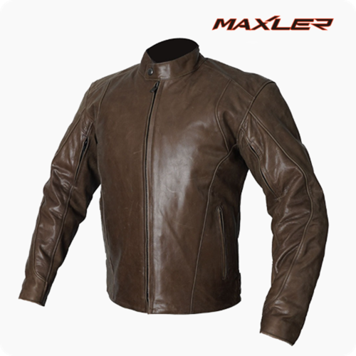 MAXLER G-MOTION 2 JACKET (BROWN) 맥슬러 지-모션 2 가죽 봄 가을 겨울 내피 3계절 오토바이 스쿠터 클래식 자켓