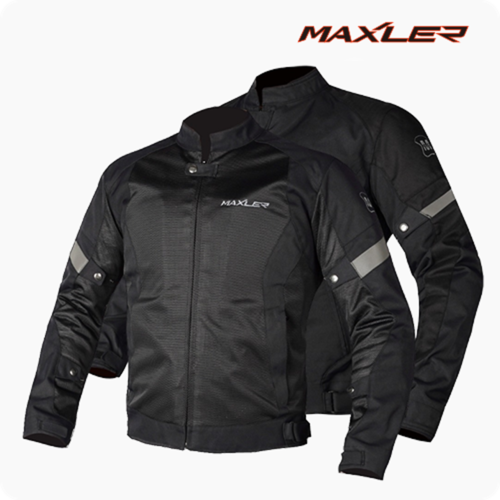 MAXLER DOUBLE GROW (BLACK) 맥슬러 더블 그로우 봄 가을 여름 3계절 오토바이 스쿠터 라이딩 자켓