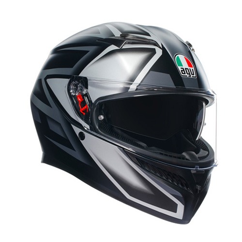 AGV K3 COMPOUND MATT BLACK GREY 풀페이스 컴파운드 라이더 오토바이 스쿠터 헬멧