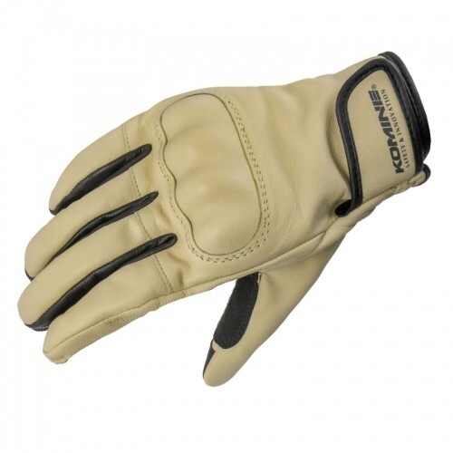 코미네 GK-252 Protect Goat Leather Gloves (BEIGE) KOMINE 봄 가을 오토바이 스쿠터 프로텍터 보호대 라이딩 산양 가죽 글러브 장갑